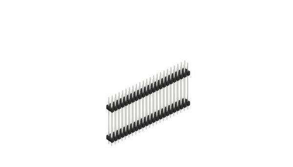 Fischer Elektronik Stiftleiste (Standard) Anzahl Reihen: 2 SL623746Z 10St.