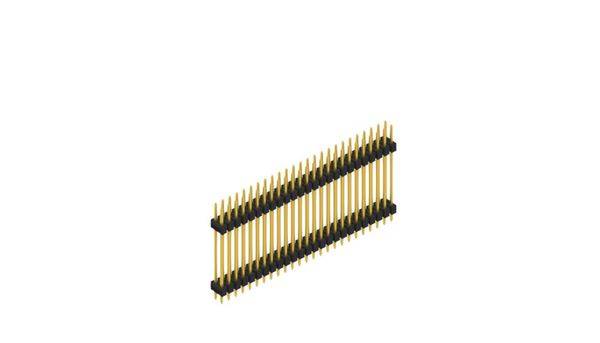 Fischer Elektronik Stiftleiste (Standard) Anzahl Reihen: 2 SL623750G 10St.