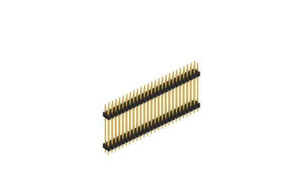 Fischer Elektronik Stiftleiste (Standard) Anzahl Reihen: 2 10129476 10St.