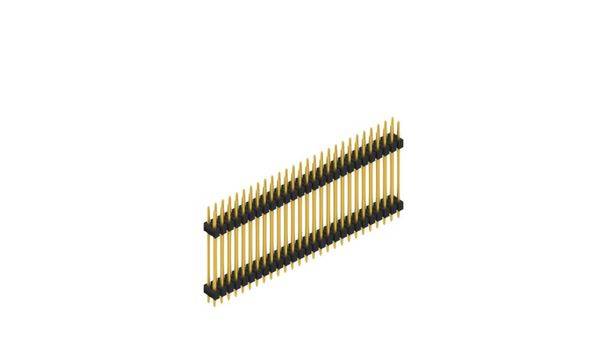 Fischer Elektronik Stiftleiste (Standard) Anzahl Reihen: 2 SL623754G 10St.