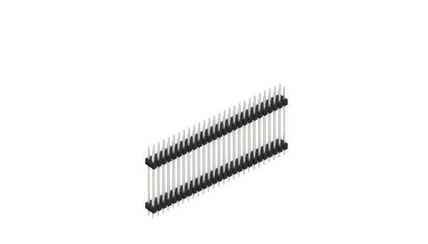 Fischer Elektronik Stiftleiste (Standard) Anzahl Reihen: 2 SL623754Z 10St.