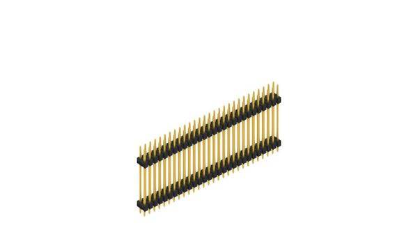 Fischer Elektronik Stiftleiste (Standard) Anzahl Reihen: 2 10068979 10St.