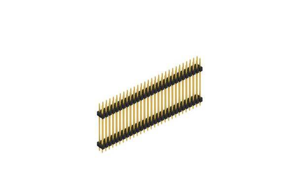 Fischer Elektronik Stiftleiste (Standard) Anzahl Reihen: 2 SL623758G 10St.