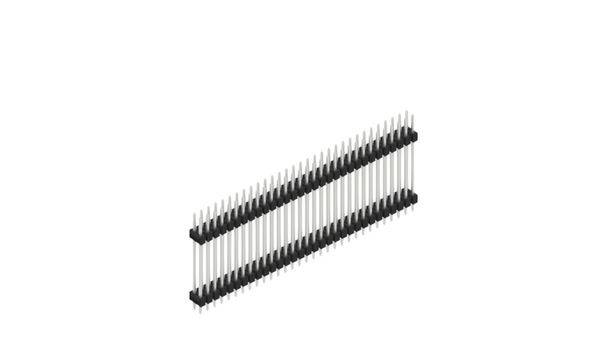 Fischer Elektronik Stiftleiste (Standard) Anzahl Reihen: 2 SL623762Z 10St.