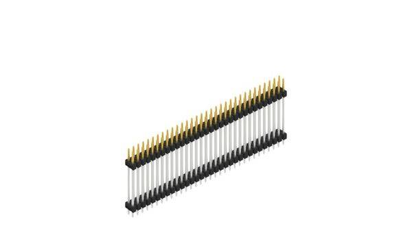 Fischer Elektronik Stiftleiste (Standard) Anzahl Reihen: 2 SL623764S 10St.