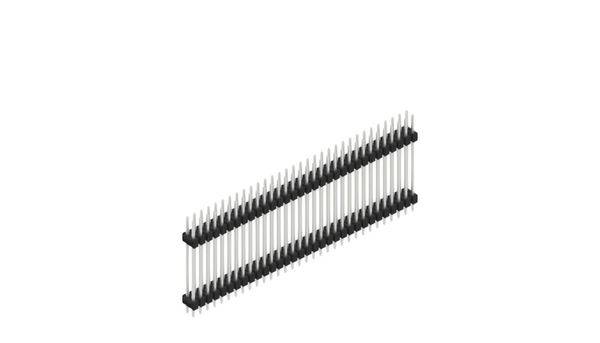 Fischer Elektronik Stiftleiste (Standard) Anzahl Reihen: 2 10057583 10St.