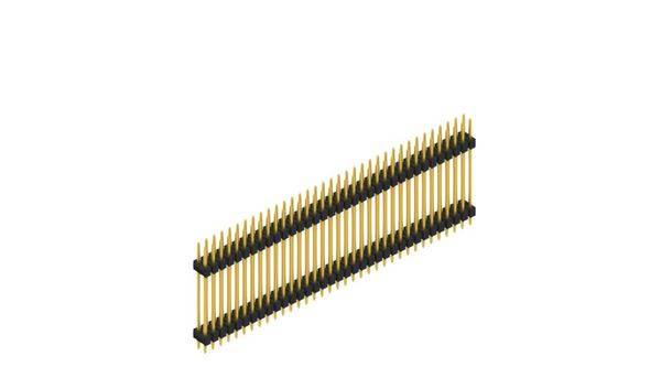 Fischer Elektronik Stiftleiste (Standard) Anzahl Reihen: 2 SL623770G 10St.