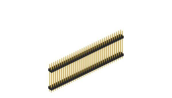 Fischer Elektronik Stiftleiste (Standard) Anzahl Reihen: 2 10057585 10St.
