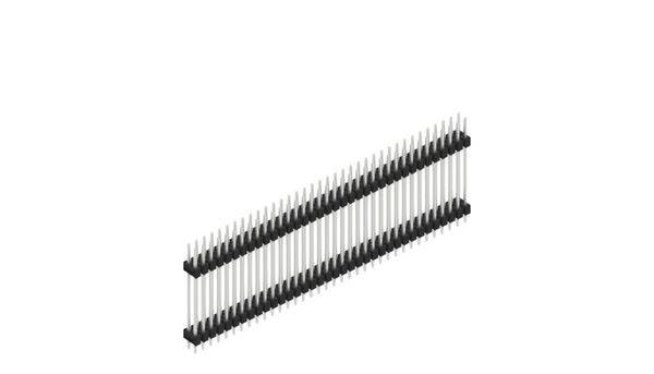 Fischer Elektronik Stiftleiste (Standard) Anzahl Reihen: 2 10057587 10St.