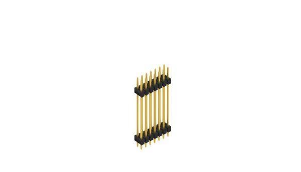 Fischer Elektronik Stiftleiste (Standard) Anzahl Reihen: 2 10057600 10St.