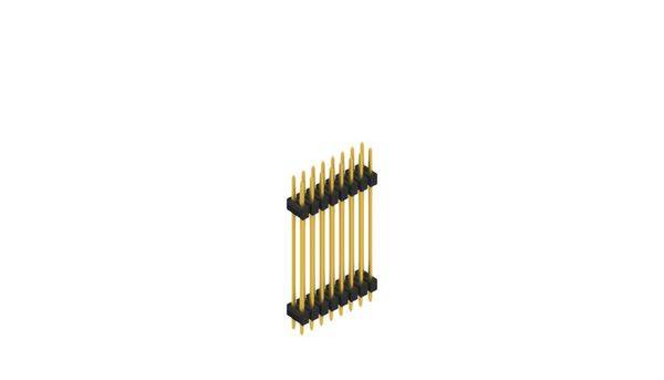 Fischer Elektronik Stiftleiste (Standard) Anzahl Reihen: 2 SL628516G 10St.