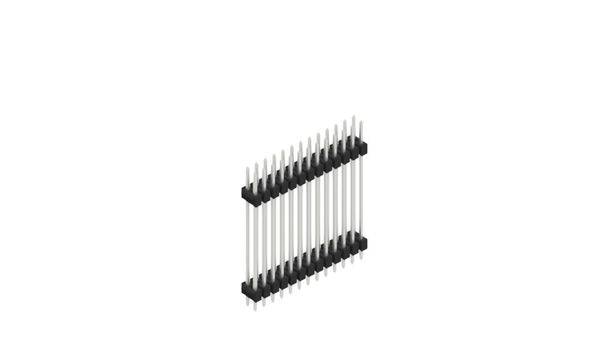 Fischer Elektronik Stiftleiste (Standard) Anzahl Reihen: 2 10057613 10St.