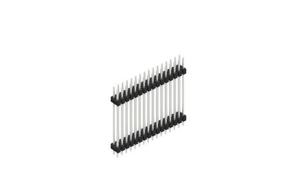 Fischer Elektronik Stiftleiste (Standard) Anzahl Reihen: 2 10057619 10St.