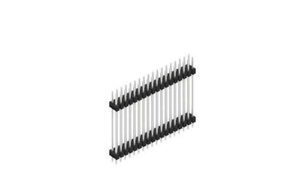 Fischer Elektronik Stiftleiste (Standard) Anzahl Reihen: 2 10057623 10St.