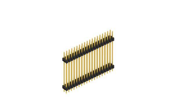 Fischer Elektronik Stiftleiste (Standard) Anzahl Reihen: 2 SL628538G 10St.