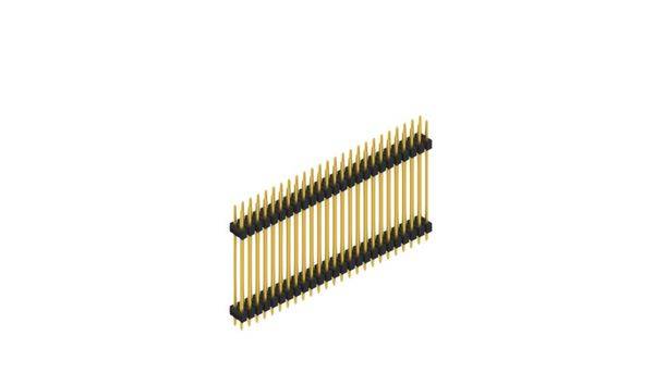 Fischer Elektronik Stiftleiste (Standard) Anzahl Reihen: 2 SL628550G 10St.