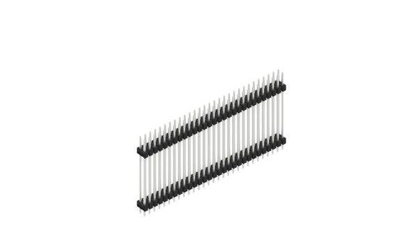 Fischer Elektronik Stiftleiste (Standard) Anzahl Reihen: 2 SL628558Z 10St.