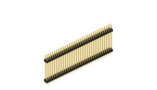 Fischer Elektronik Stiftleiste (Standard) Anzahl Reihen: 2 10057632 10St.