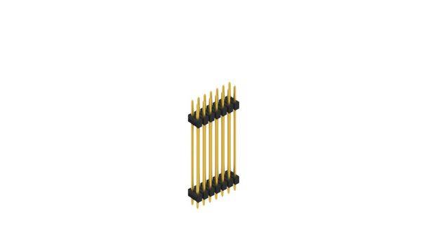Fischer Elektronik Stiftleiste (Standard) Anzahl Reihen: 2 SL631514G 10St.