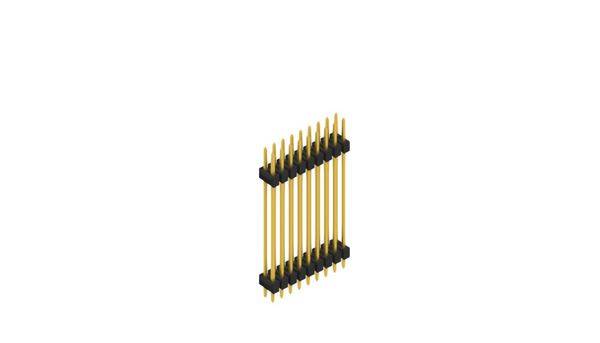 Fischer Elektronik Stiftleiste (Standard) Anzahl Reihen: 2 SL631518G 10St.