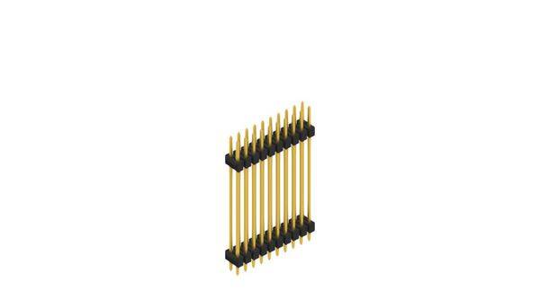 Fischer Elektronik Stiftleiste (Standard) Anzahl Reihen: 2 SL631520G 10St.