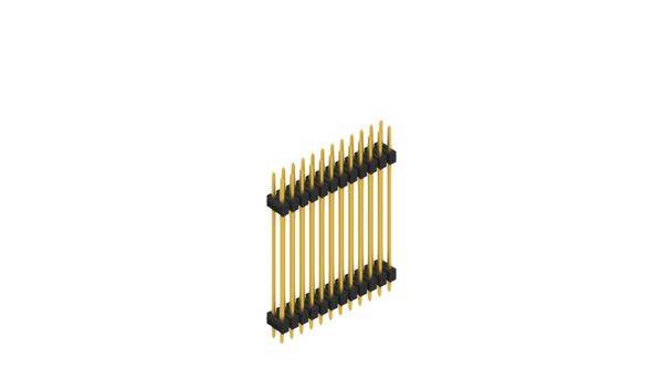 Fischer Elektronik Stiftleiste (Standard) Anzahl Reihen: 2 SL631524G 10St.