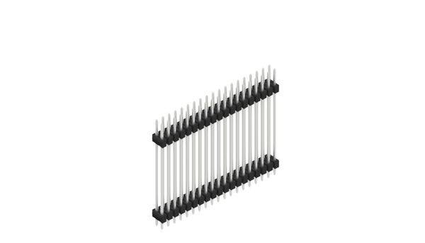 Fischer Elektronik Stiftleiste (Standard) Anzahl Reihen: 2 SL631538Z 10St.