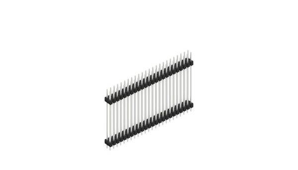 Fischer Elektronik Stiftleiste (Standard) Anzahl Reihen: 2 SL631548Z 10St.