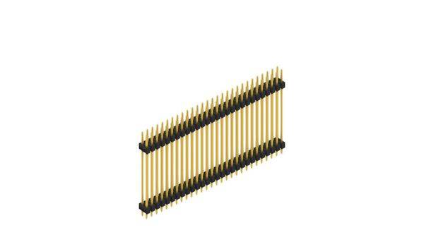 Fischer Elektronik Stiftleiste (Standard) Anzahl Reihen: 2 SL631556G 10St.