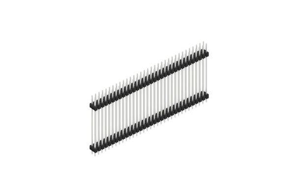 Fischer Elektronik Stiftleiste (Standard) Anzahl Reihen: 2 10057678 10St.
