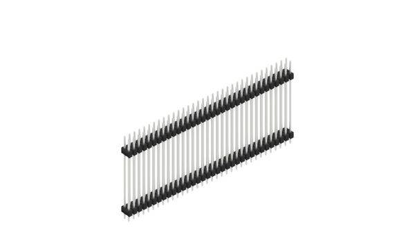 Fischer Elektronik Stiftleiste (Standard) Anzahl Reihen: 2 SL631568Z 10St.