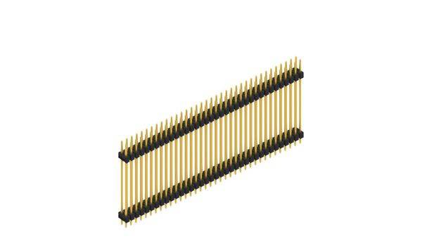 Fischer Elektronik Stiftleiste (Standard) Anzahl Reihen: 2 10057680 10St.
