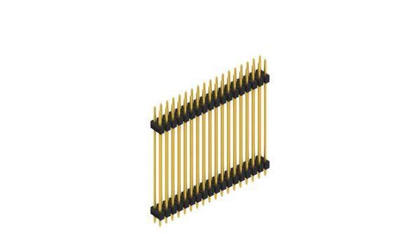 Fischer Elektronik Stiftleiste (Standard) Anzahl Reihen: 2 SL636036G 10St.