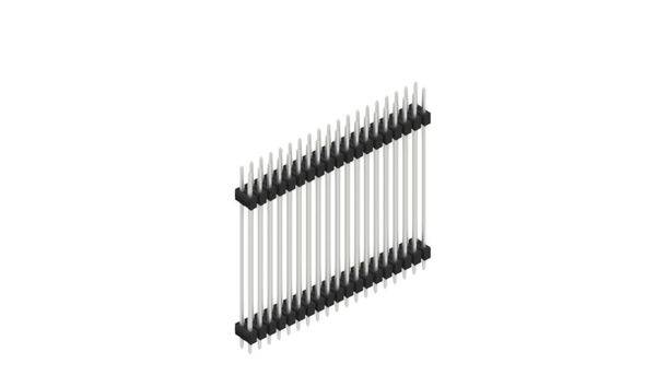 Fischer Elektronik Stiftleiste (Standard) Anzahl Reihen: 2 SL636038Z 10St.