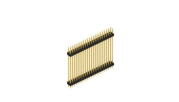 Fischer Elektronik Stiftleiste (Standard) Anzahl Reihen: 2 SL636042G 10St.