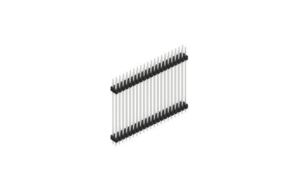 Fischer Elektronik Stiftleiste (Standard) Anzahl Reihen: 2 SL636042Z 10St.