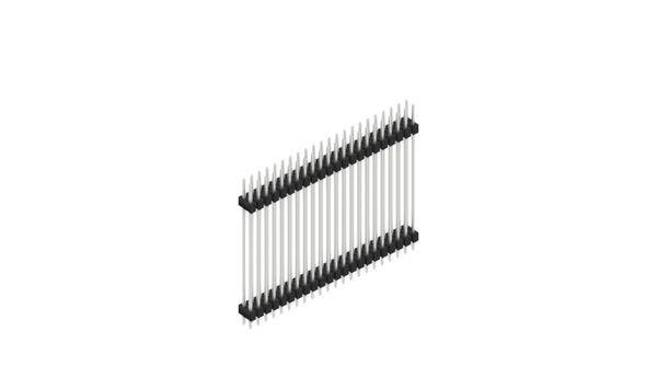 Fischer Elektronik Stiftleiste (Standard) Anzahl Reihen: 2 SL636044Z 10St.