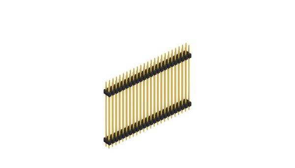 Fischer Elektronik Stiftleiste (Standard) Anzahl Reihen: 2 SL636048G 10St.