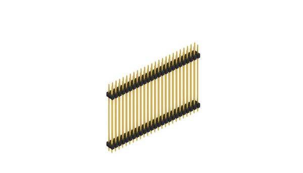 Fischer Elektronik Stiftleiste (Standard) Anzahl Reihen: 2 SL636050G 10St.