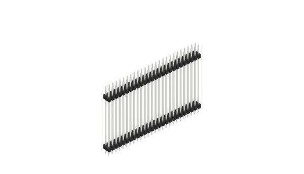 Fischer Elektronik Stiftleiste (Standard) Anzahl Reihen: 2 SL636052Z 10St.