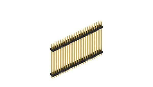 Fischer Elektronik Stiftleiste (Standard) Anzahl Reihen: 2 10164085 10St.