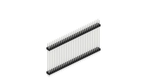 Fischer Elektronik Stiftleiste (Standard) Anzahl Reihen: 2 SL636060Z 10St.