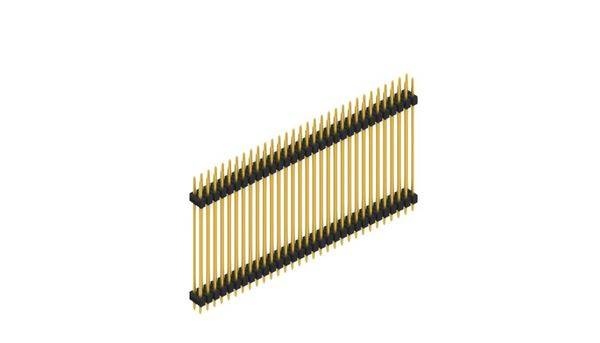 Fischer Elektronik Stiftleiste (Standard) Anzahl Reihen: 2 SL636062G 10St.