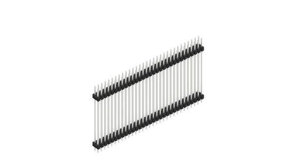 Fischer Elektronik Stiftleiste (Standard) Anzahl Reihen: 2 10169706 10St.