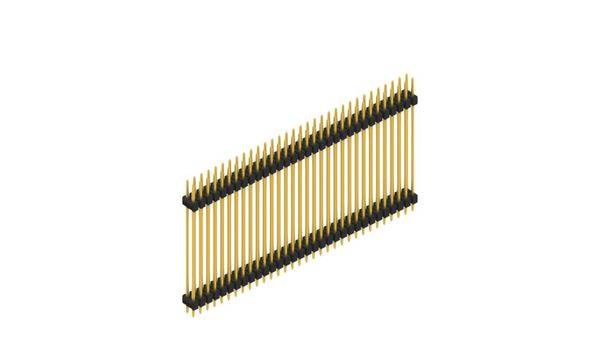 Fischer Elektronik Stiftleiste (Standard) Anzahl Reihen: 2 SL636064G 10St.