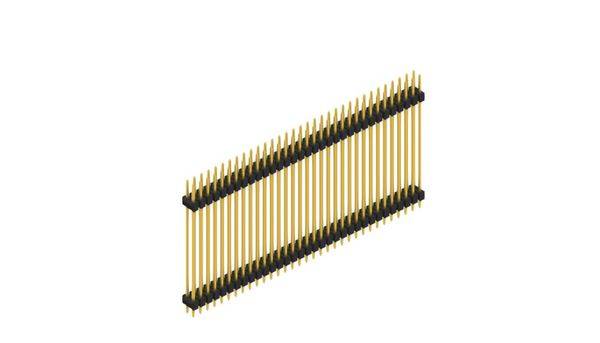 Fischer Elektronik Stiftleiste (Standard) Anzahl Reihen: 2 SL636066G 10St.