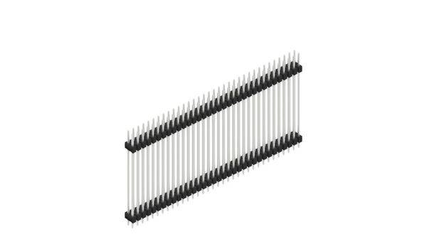 Fischer Elektronik Stiftleiste (Standard) Anzahl Reihen: 2 SL636068Z 10St.