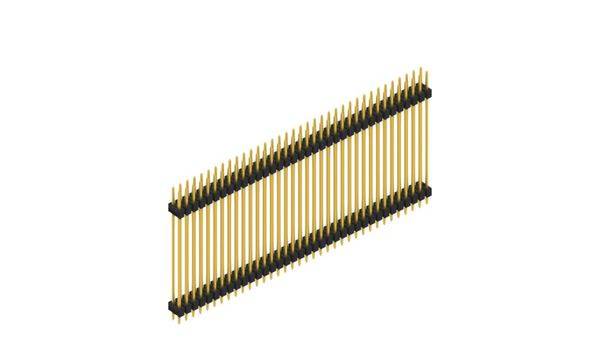 Fischer Elektronik Stiftleiste (Standard) Anzahl Reihen: 2 10057720 10St.