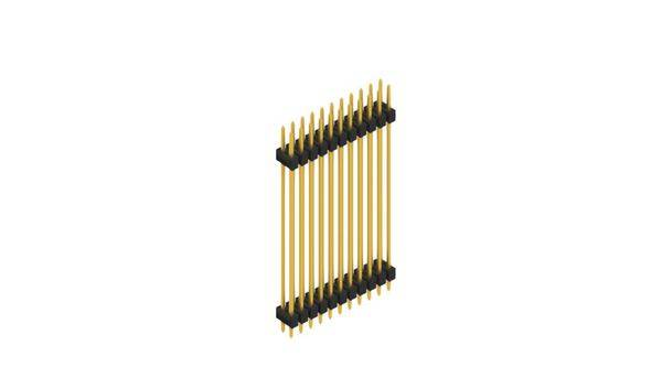 Fischer Elektronik Stiftleiste (Standard) Anzahl Reihen: 2 SL641522G 10St.