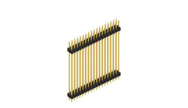Fischer Elektronik Stiftleiste (Standard) Anzahl Reihen: 2 10153339 10St.